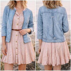 Kut from the Kloth Light Blue Denim Jacket